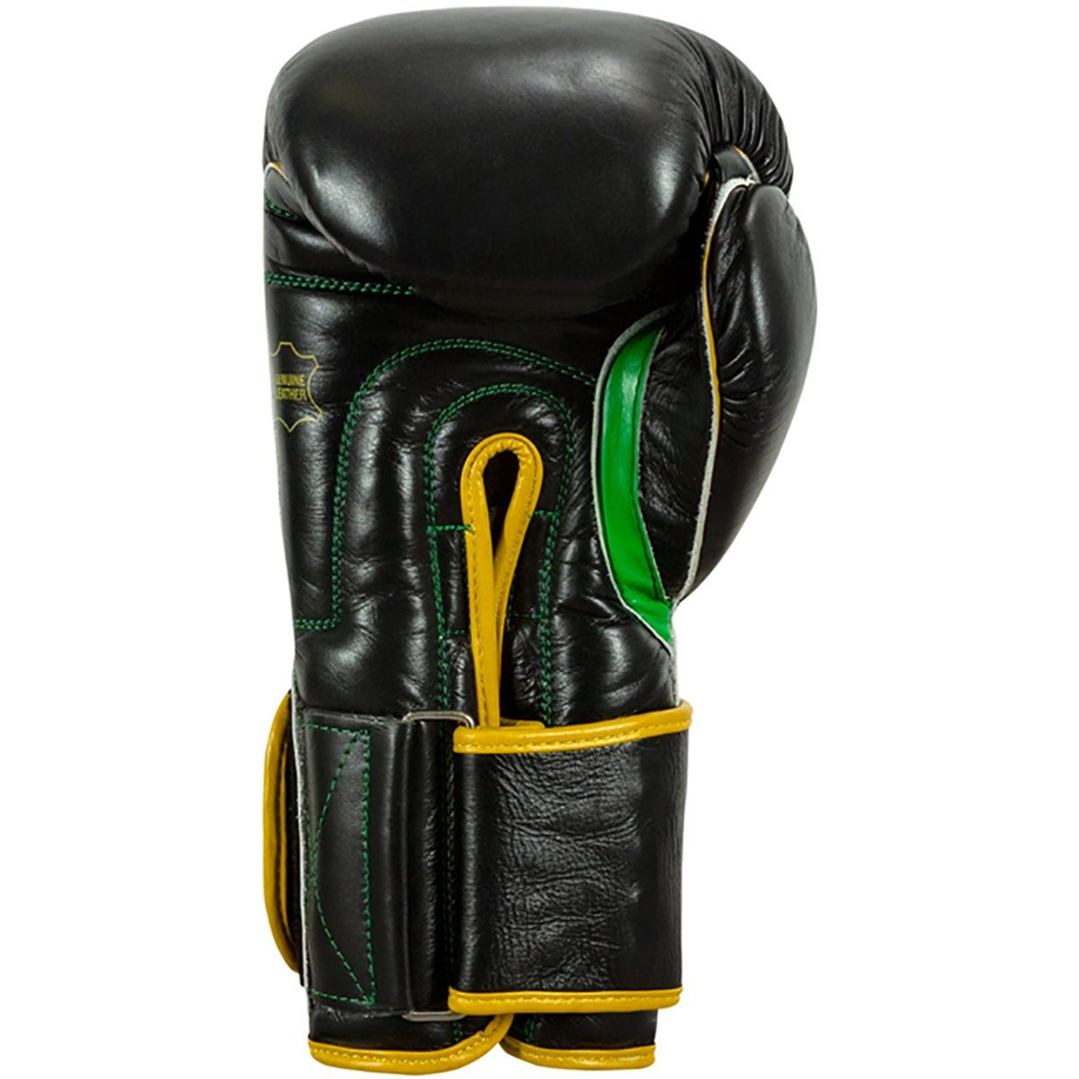 Title WBC Hook and Loop Boxing Bag Gloves - Black/Green - Forza Sports