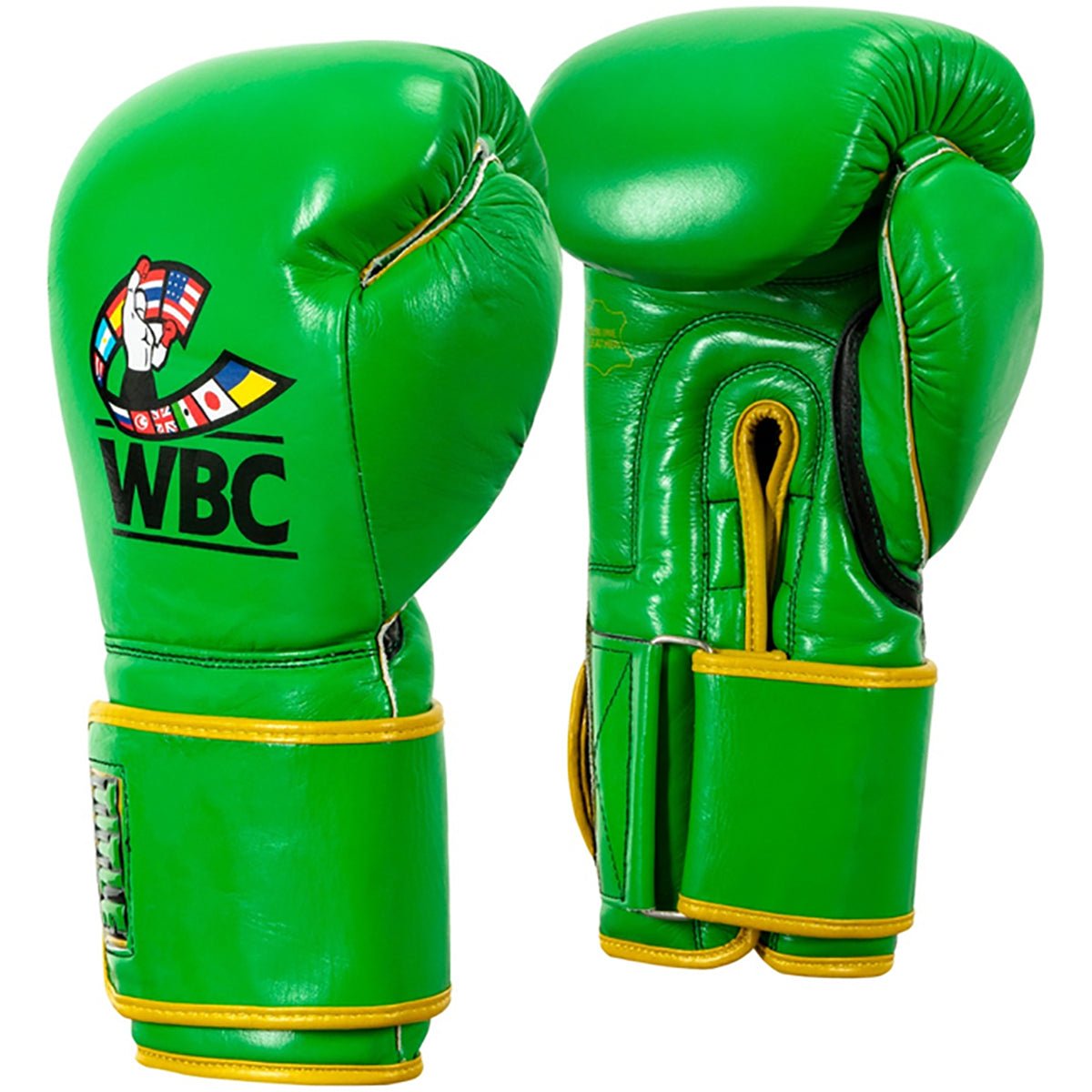 Title Boxing WBC Hook and Loop Bag Gloves - Green/Black - Forza Sports