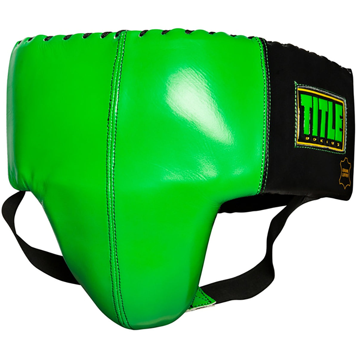 Title Boxing WBC Groin Protector - Large - Green/Black Title Boxing