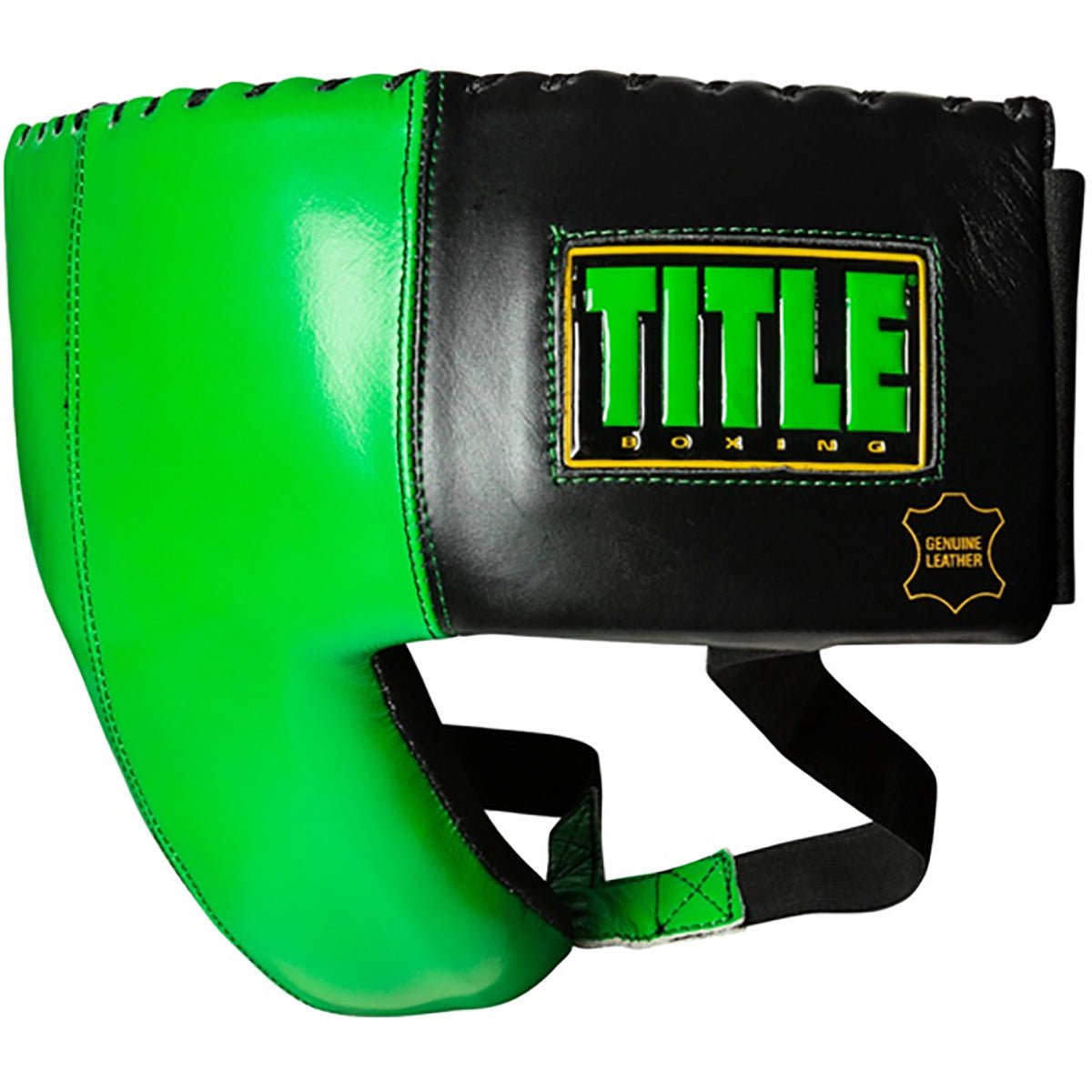 Title Boxing WBC Groin Protector - Large - Green/Black
