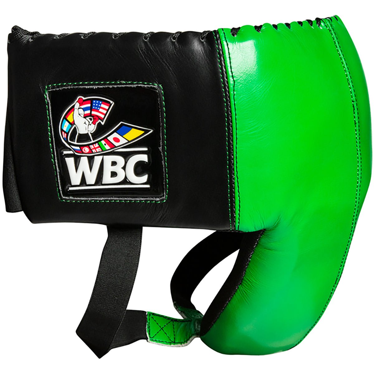 Title Boxing WBC Groin Protector - Large - Green/Black