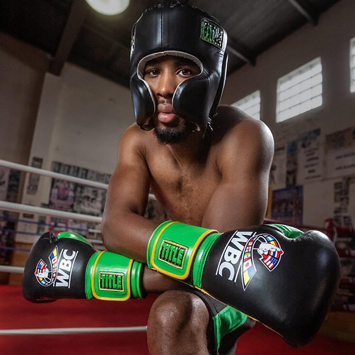 Title Boxing WBC Sparring Headgear - Black