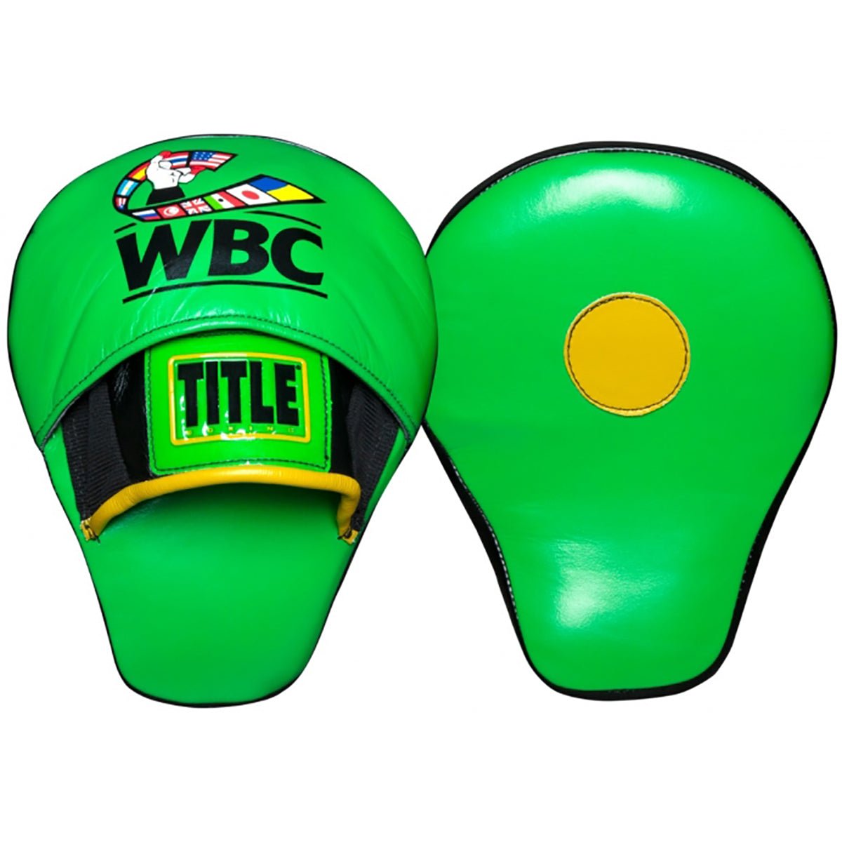 Title Boxing WBC Focus Mitts - Green/Black - Forza Sports