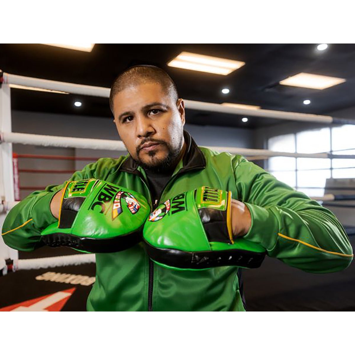 Title Boxing WBC Focus Mitts - Green/Black - Forza Sports
