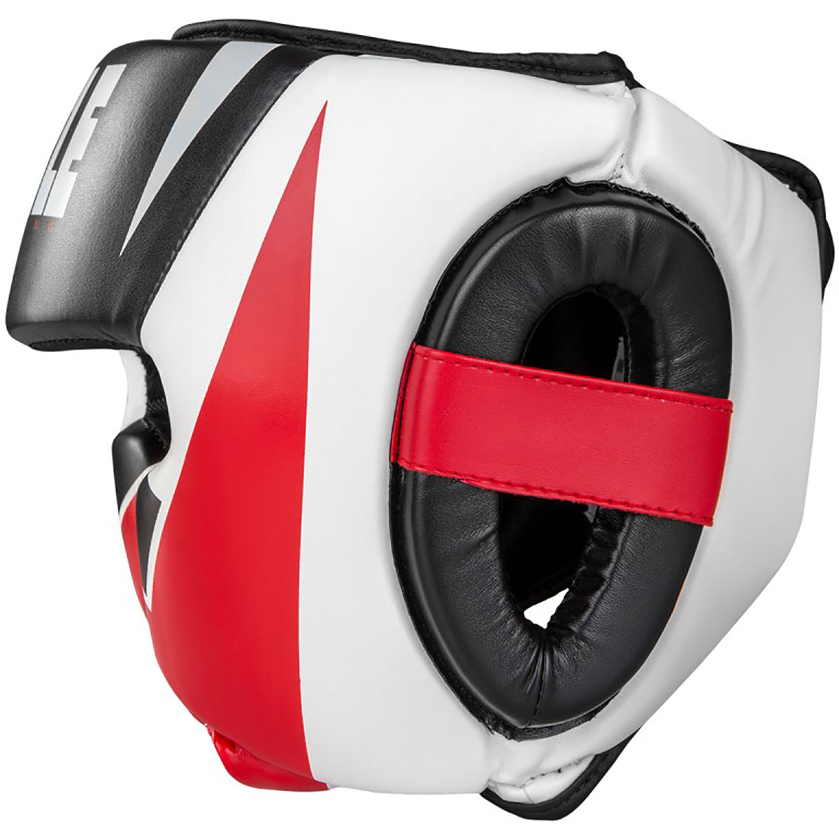Title Boxing MMA Command Training Headgear - Black/White/Red side