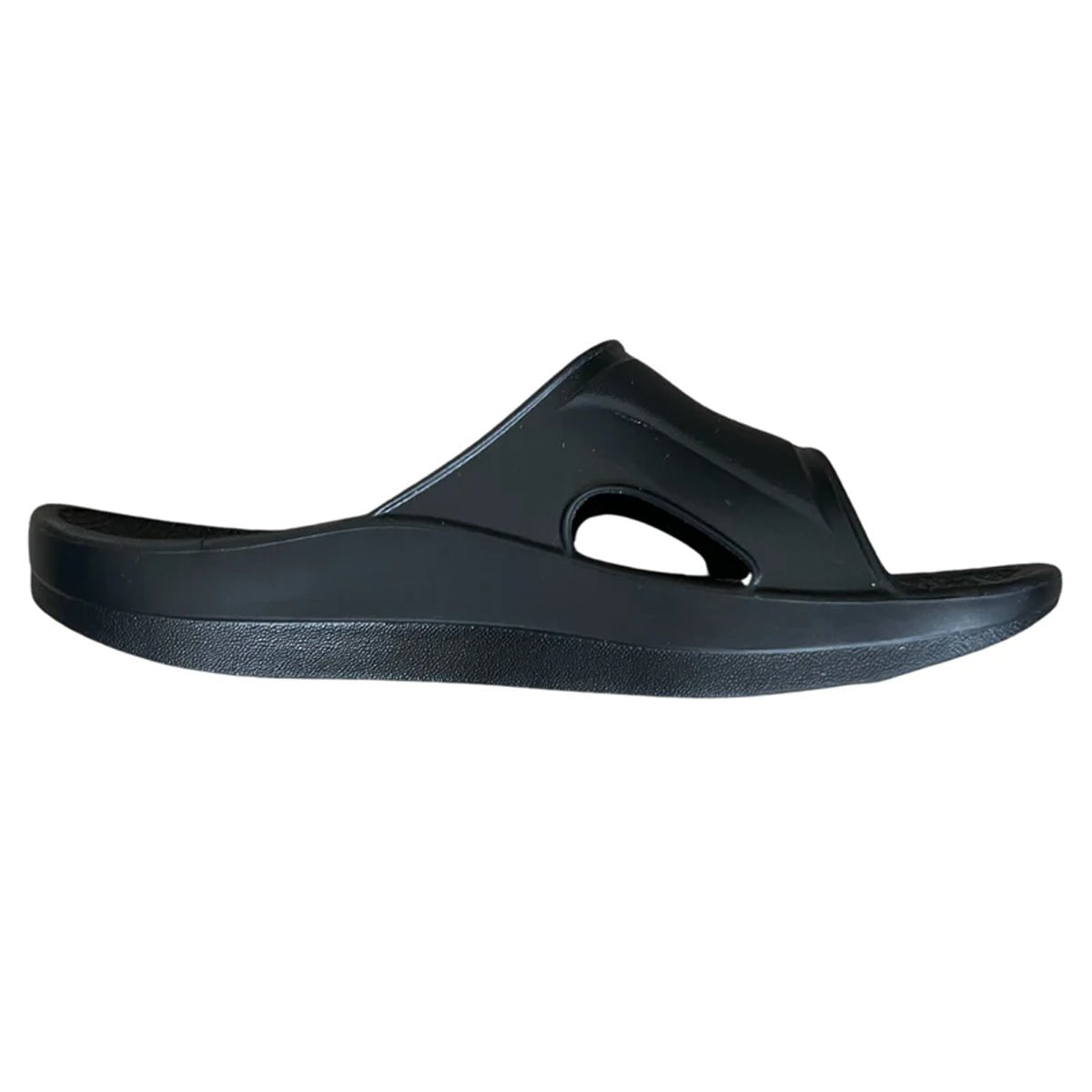 Telic Recharge Arch Support Comfort Slide Sandals - Midnight Black - Forza Sports