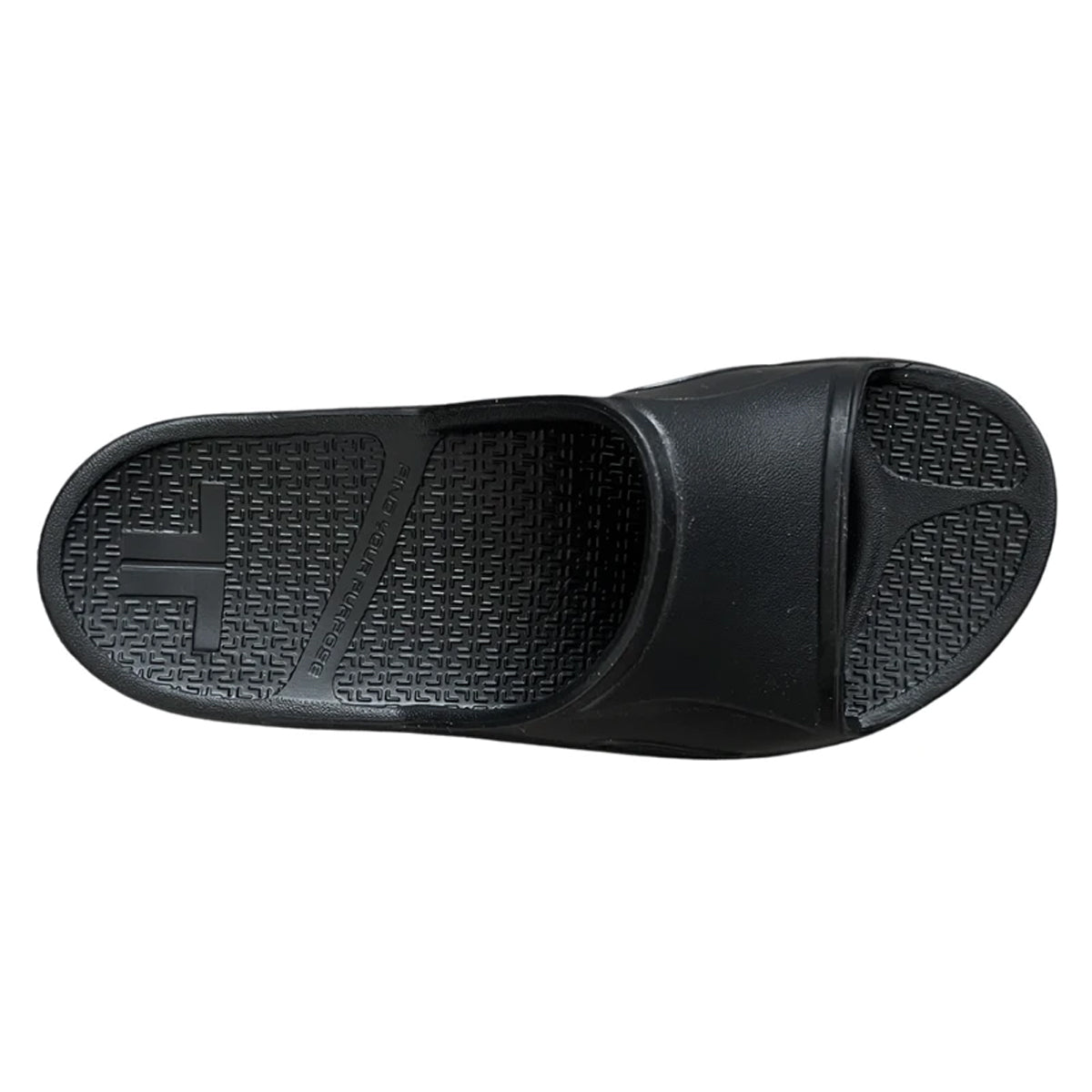 Telic Recharge Arch Support Comfort Slide Sandals - Midnight Black - Forza Sports