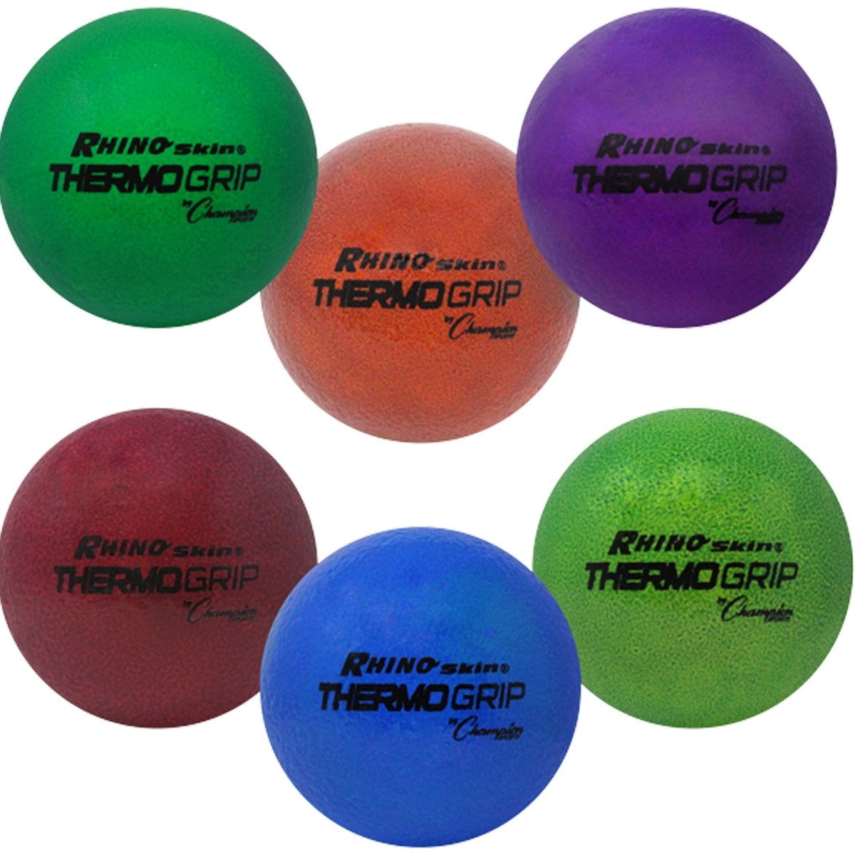 Champion Sports Rhino Skin Thermo Grip Set - Set of 6 - Multicolor - Forza Sports