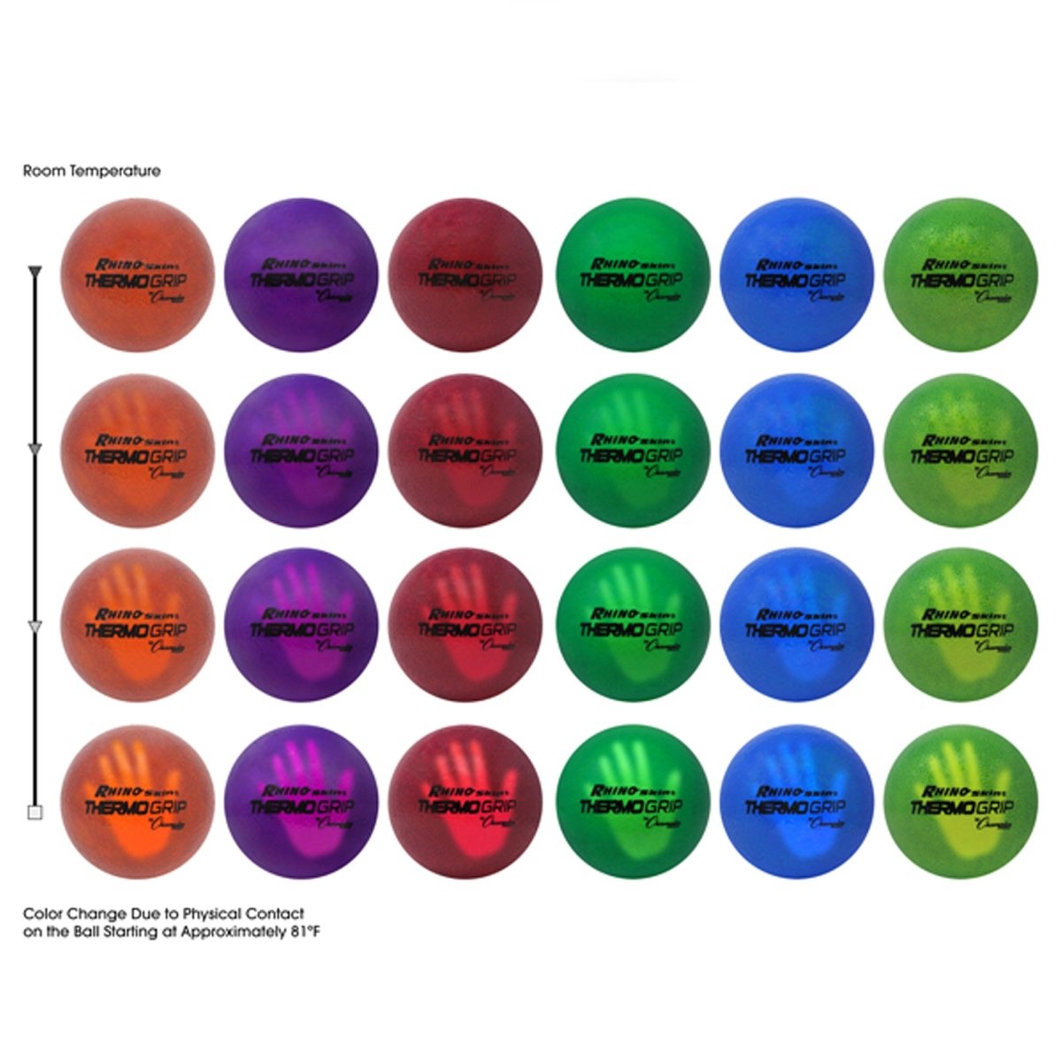 Champion Sports Rhino Skin Thermo Grip Set - Set of 6 - Multicolor - Forza Sports