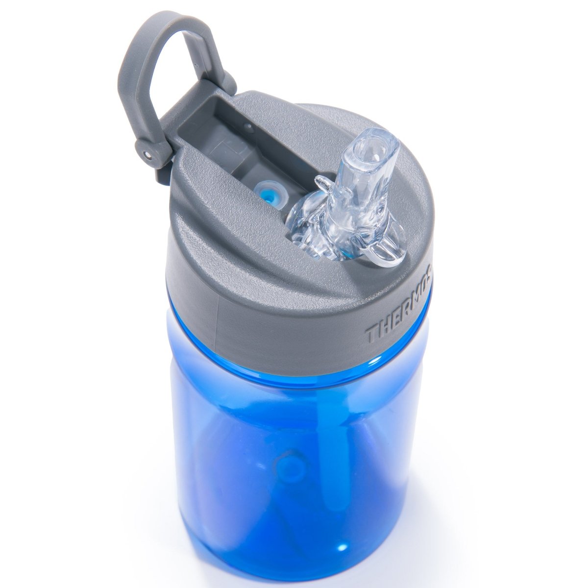 Thermos - 12 oz. Tritan Flip-Straw Bottle - Blue Smoke - Forza Sports