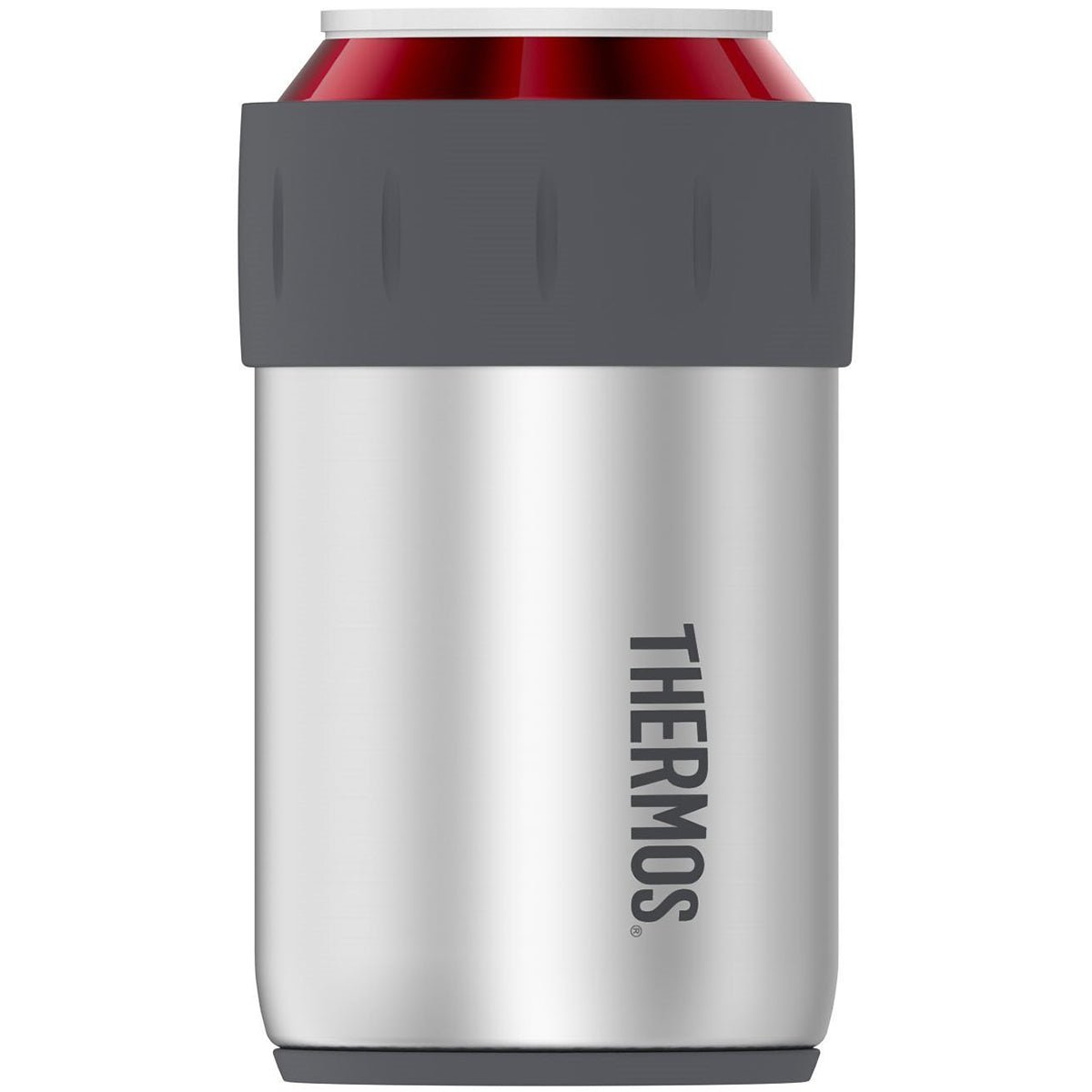 Thermos 12 oz. Insulated Stainless Steel Beverage Can Insulator - Silver/Gray - Forza Sports