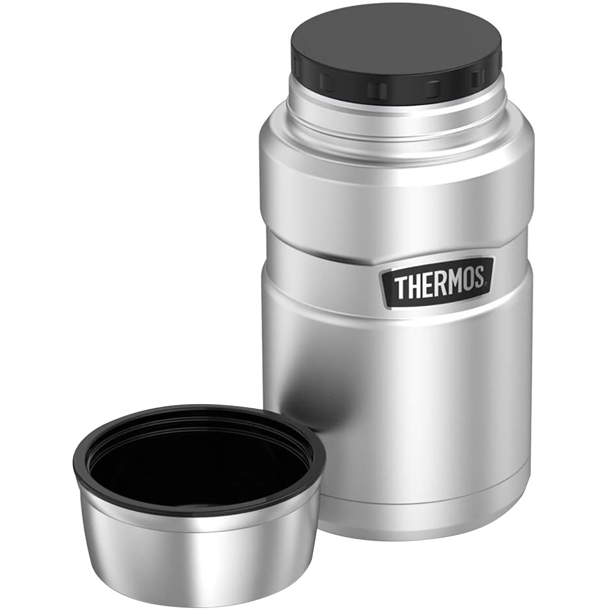 Thermos 24 oz. Stainless King Vacuum Insulated Stainless Steel Food Jar - Silver - Forza Sports