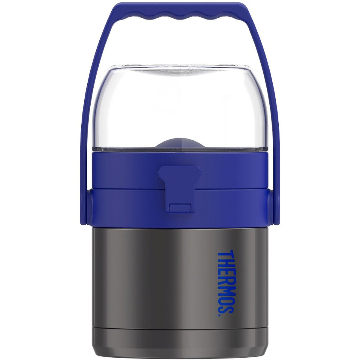 Thermos 18 oz. Insulated Stainless Steel Dual Compartment Food Jar - Smoke Blue - Forza Sports