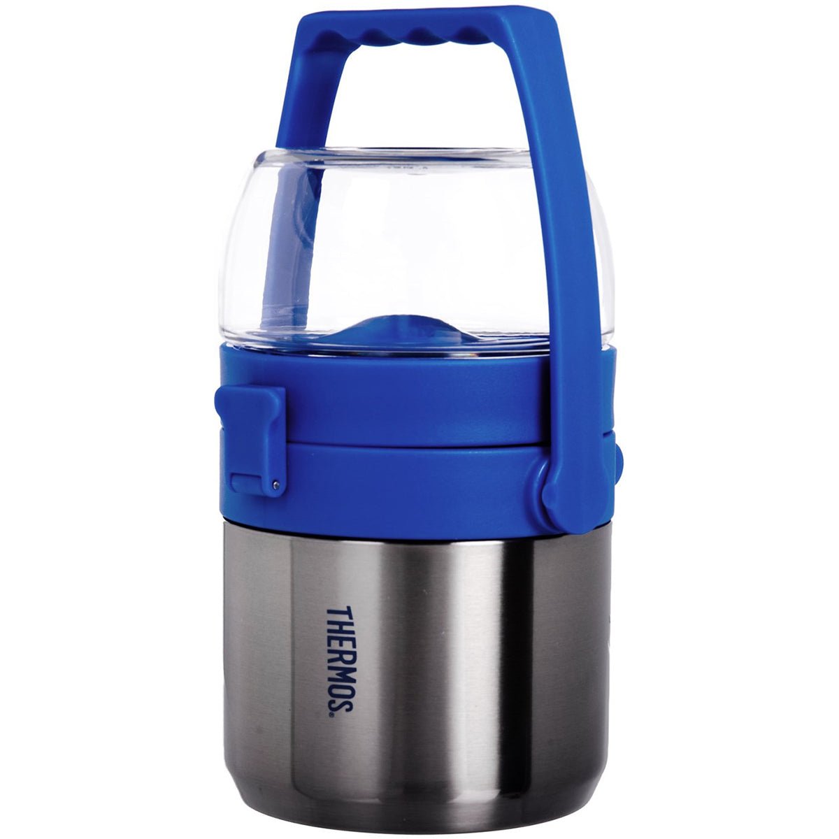 Thermos 18 oz. Insulated Stainless Steel Dual Compartment Food Jar - Smoke Blue - Forza Sports