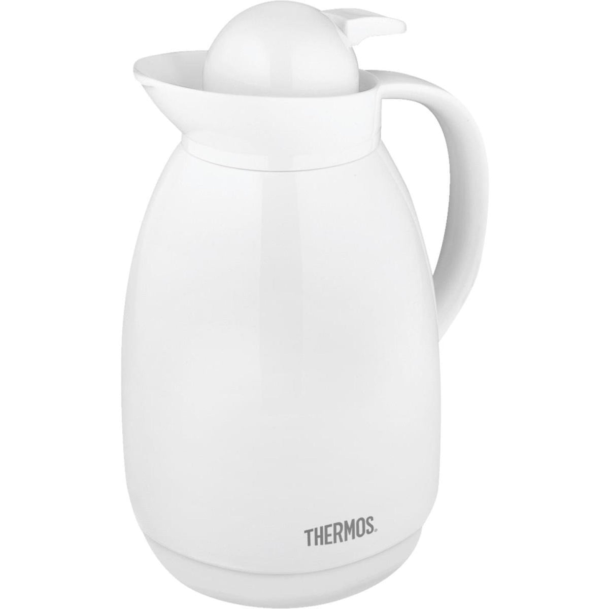 Thermos 34 oz. Glass Vacuum Insulated Carafe - White - Forza Sports
