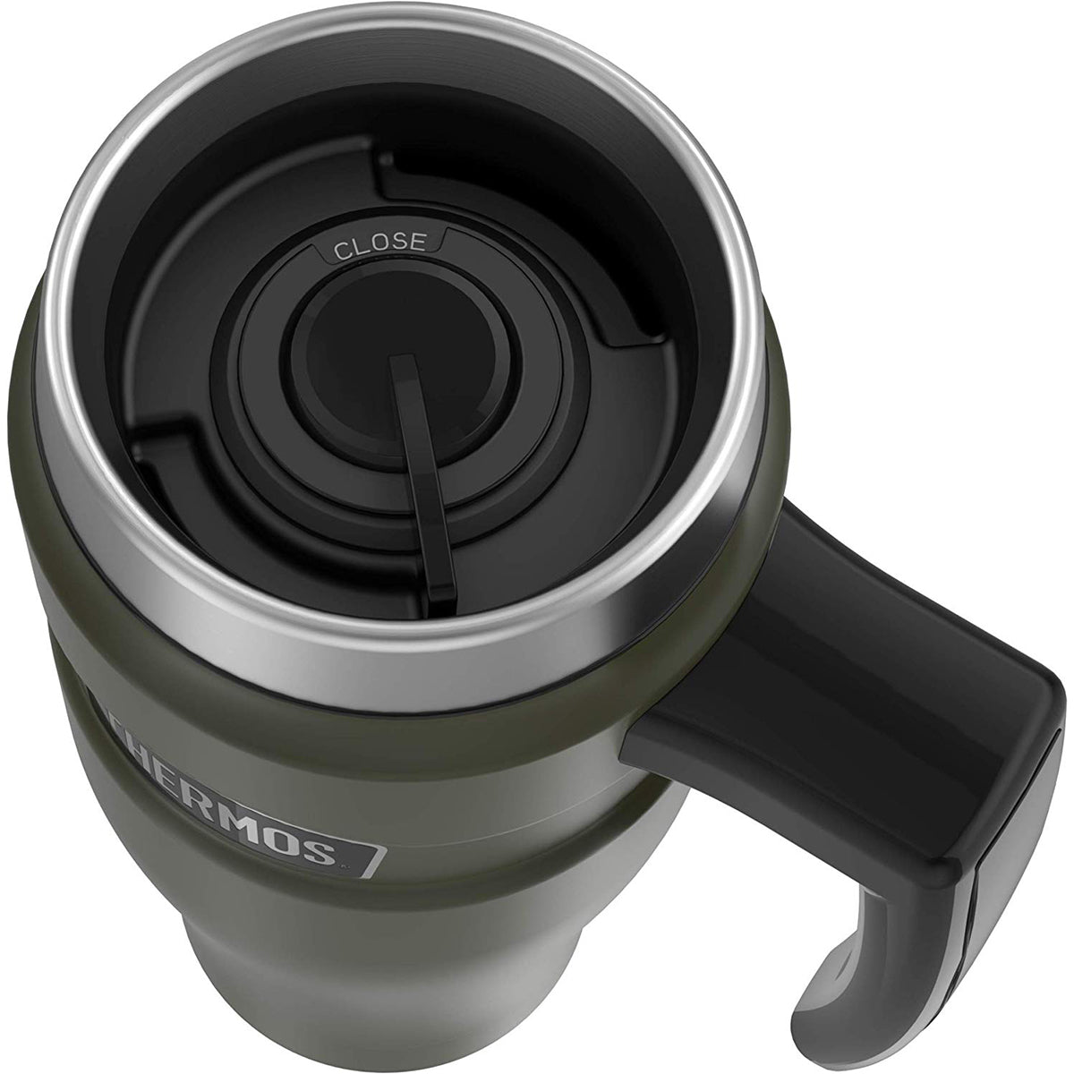 Thermos 16 oz. Stainless King Insulated Stainless Steel Travel Mug with Handle - Forza Sports