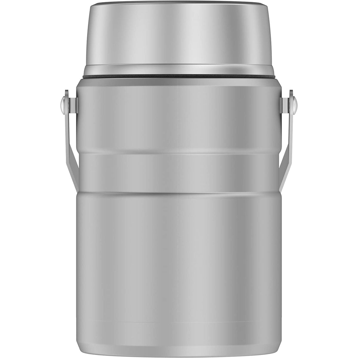 Thermos 47 oz Stainless King Big Boss Food Jar w/ 2 Inner Containers - Matte Steel - Forza Sports