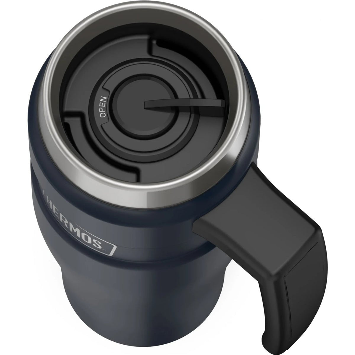 Thermos 16 oz. Stainless King Insulated Stainless Steel Travel Mug with Handle - Forza Sports
