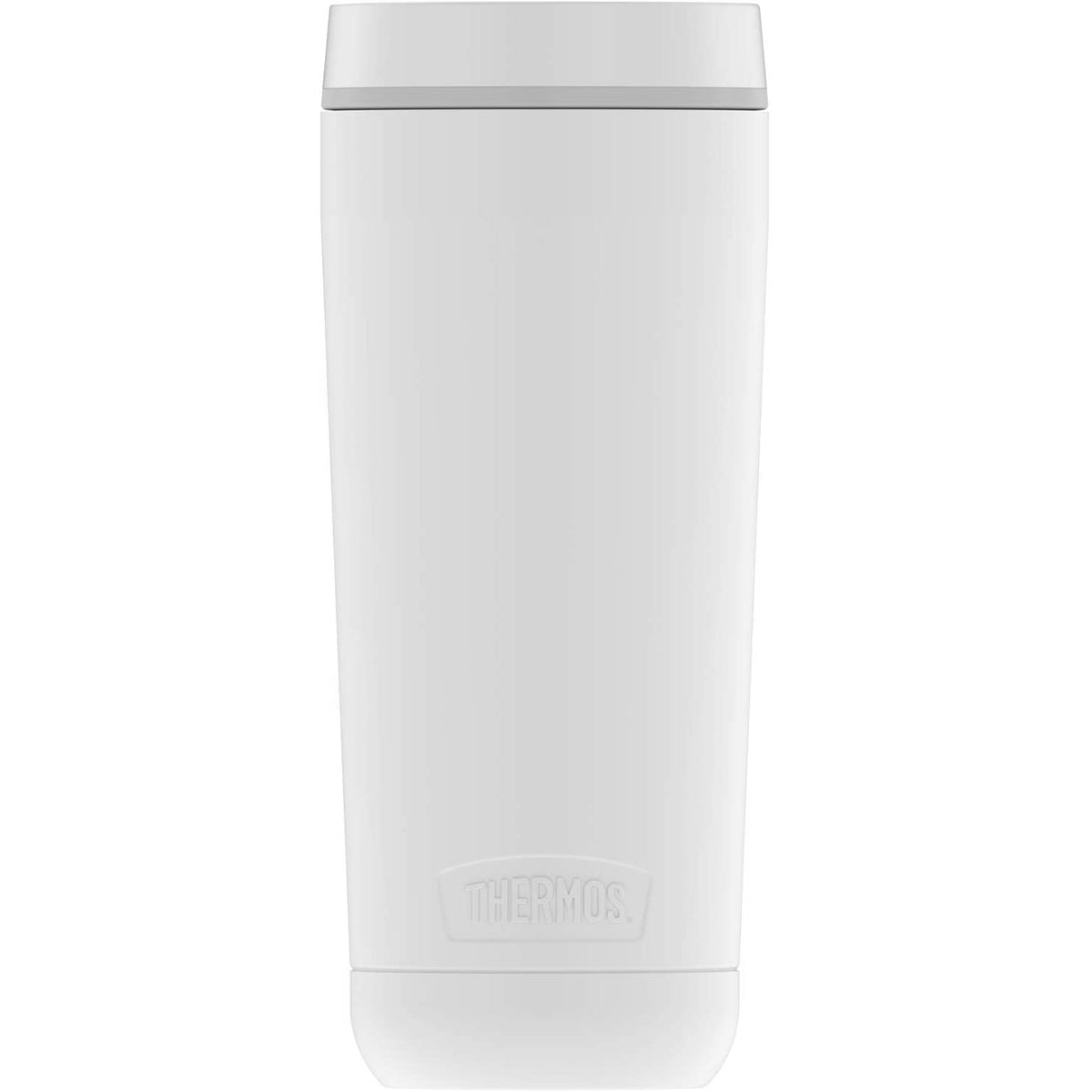 White thermos with 'Thermos' branding on a white background