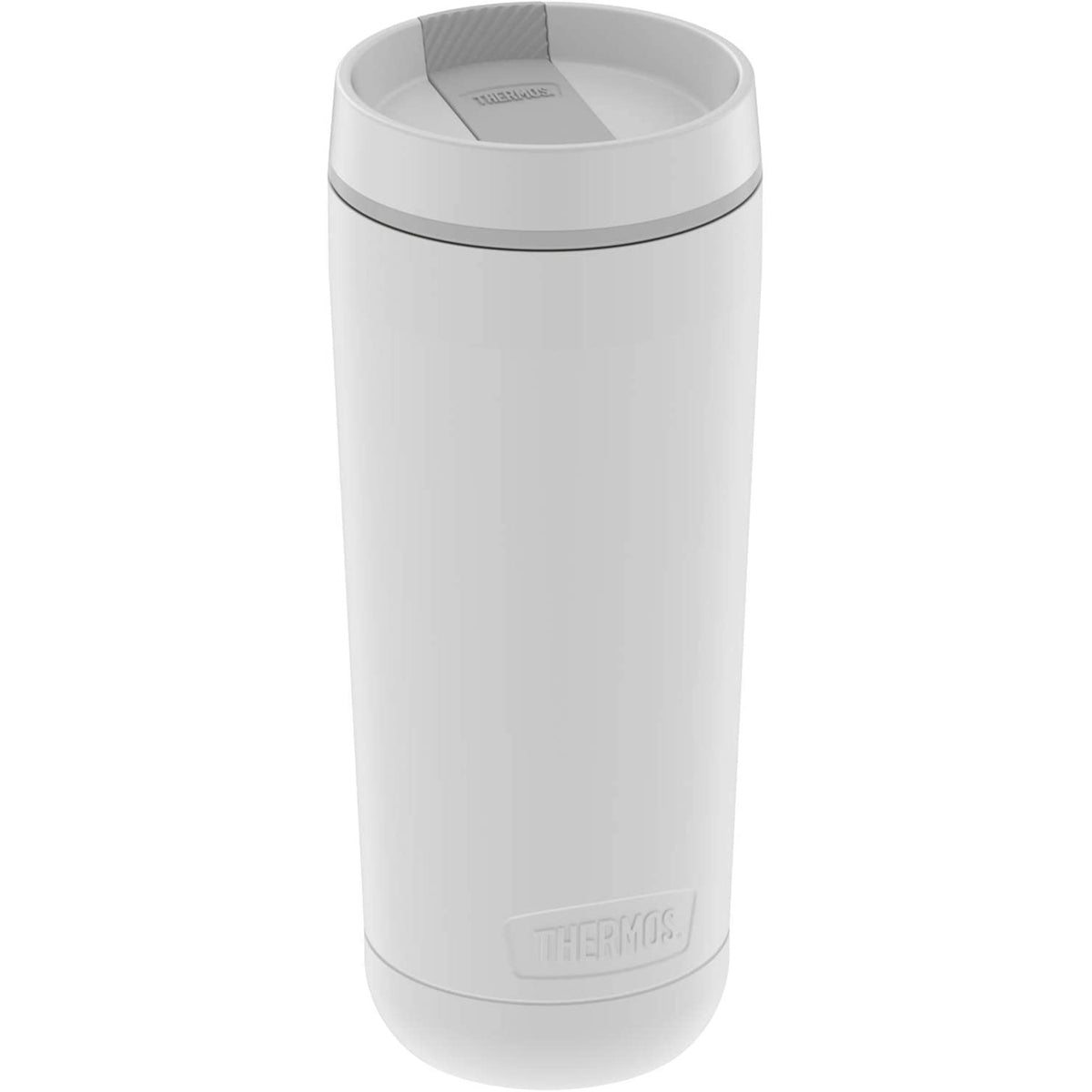 White thermos bottle on a white background