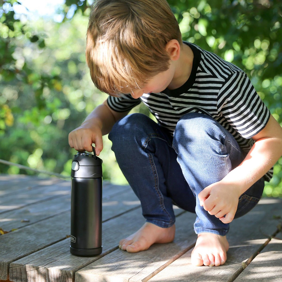 Thermos 16 oz. Kid's Funtainer Vacuum Insulated Stainless Steel Water Bottle - Forza Sports