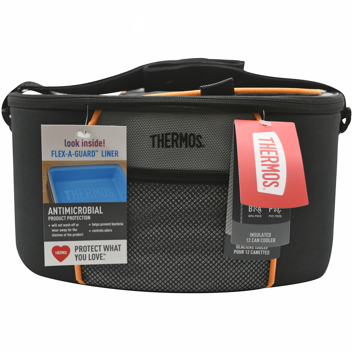 Thermos Element5 Can Cooler Bag - Black/Gray - Forza Sports