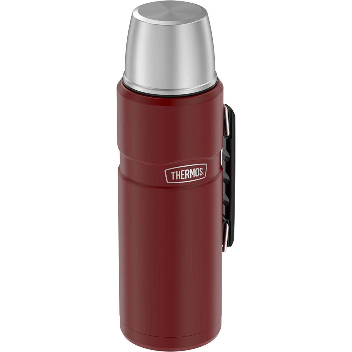 matte red thermos water bottle - Forza Sports