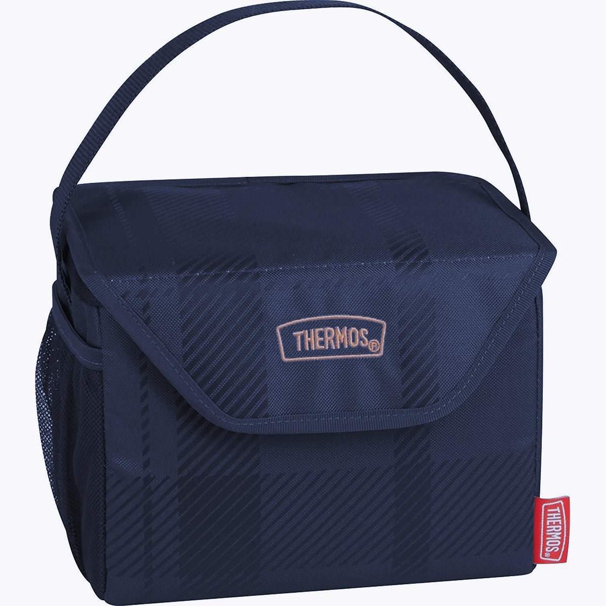 Thermos 6 - Can Soft Cooler - Navy Plaid - Forza Sports