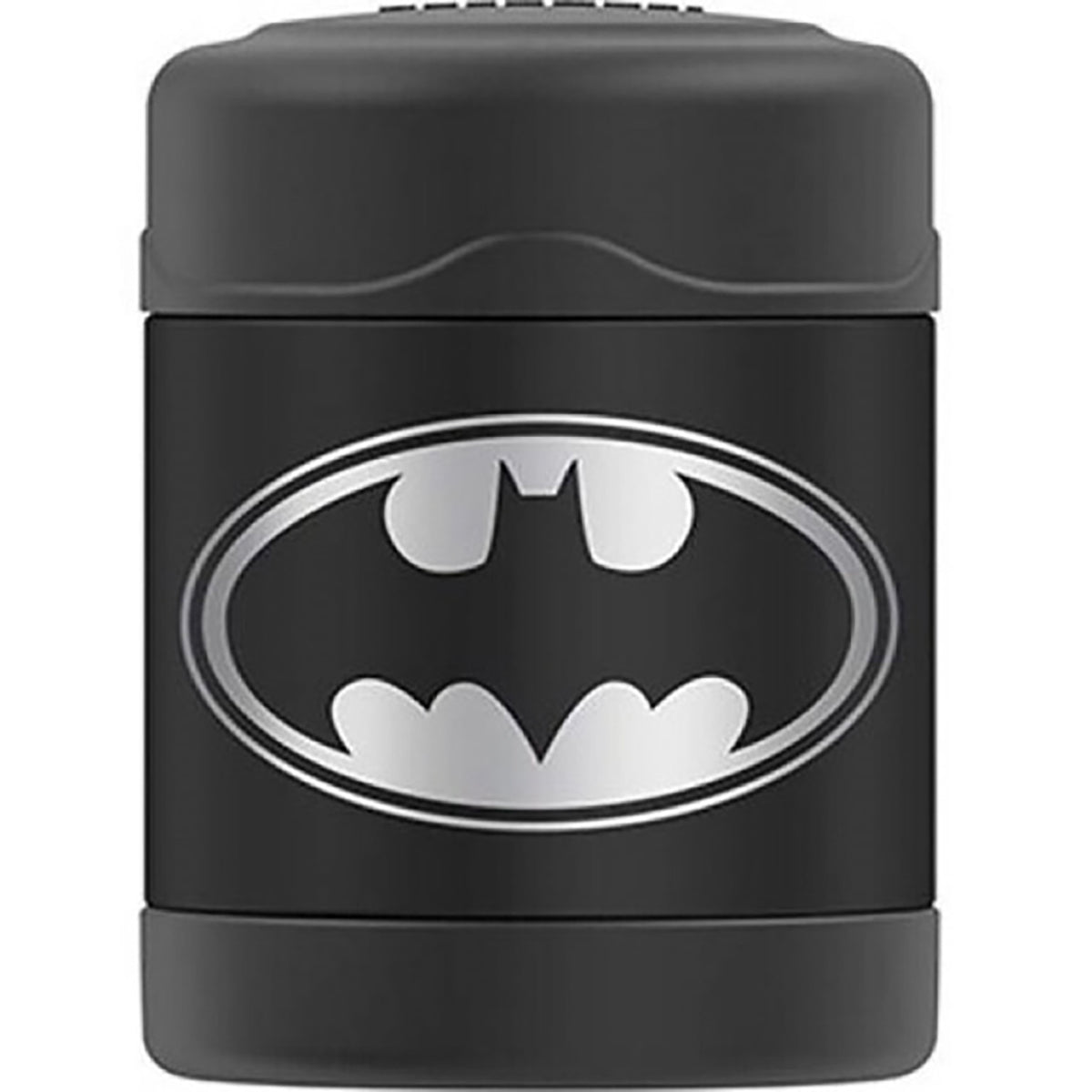 Thermos 10 oz. Kid's Funtainer Batman Stainless Steel Food Jar - Silver/Black - Forza Sports