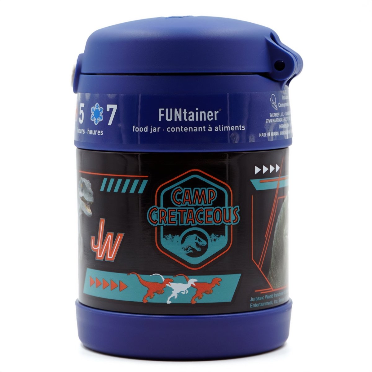 Thermos 10 oz. Kid's Funtainer Stainless Food Jar with Spoon - Jurassic World - Forza Sports
