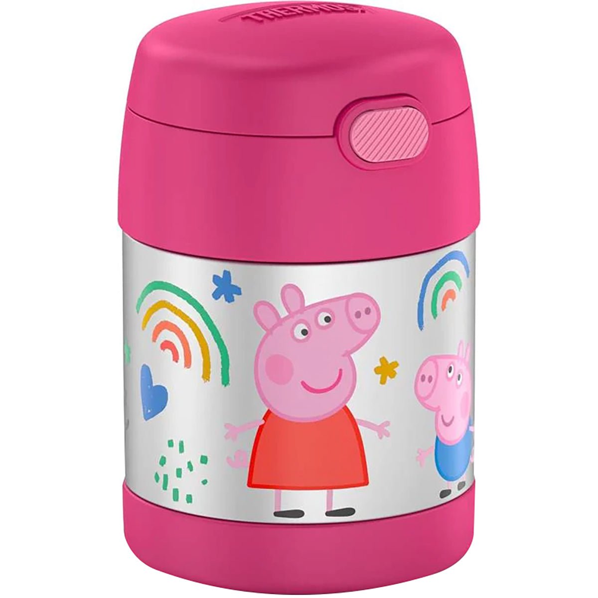 Thermos 10 oz. Kid's Funtainer Stainless Steel Food Jar w/ Spoon - Peppa Pig - Forza Sports