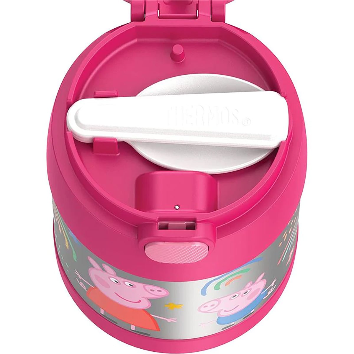 Thermos 10 oz. Kid's Funtainer Stainless Steel Food Jar w/ Spoon - Peppa Pig - Forza Sports