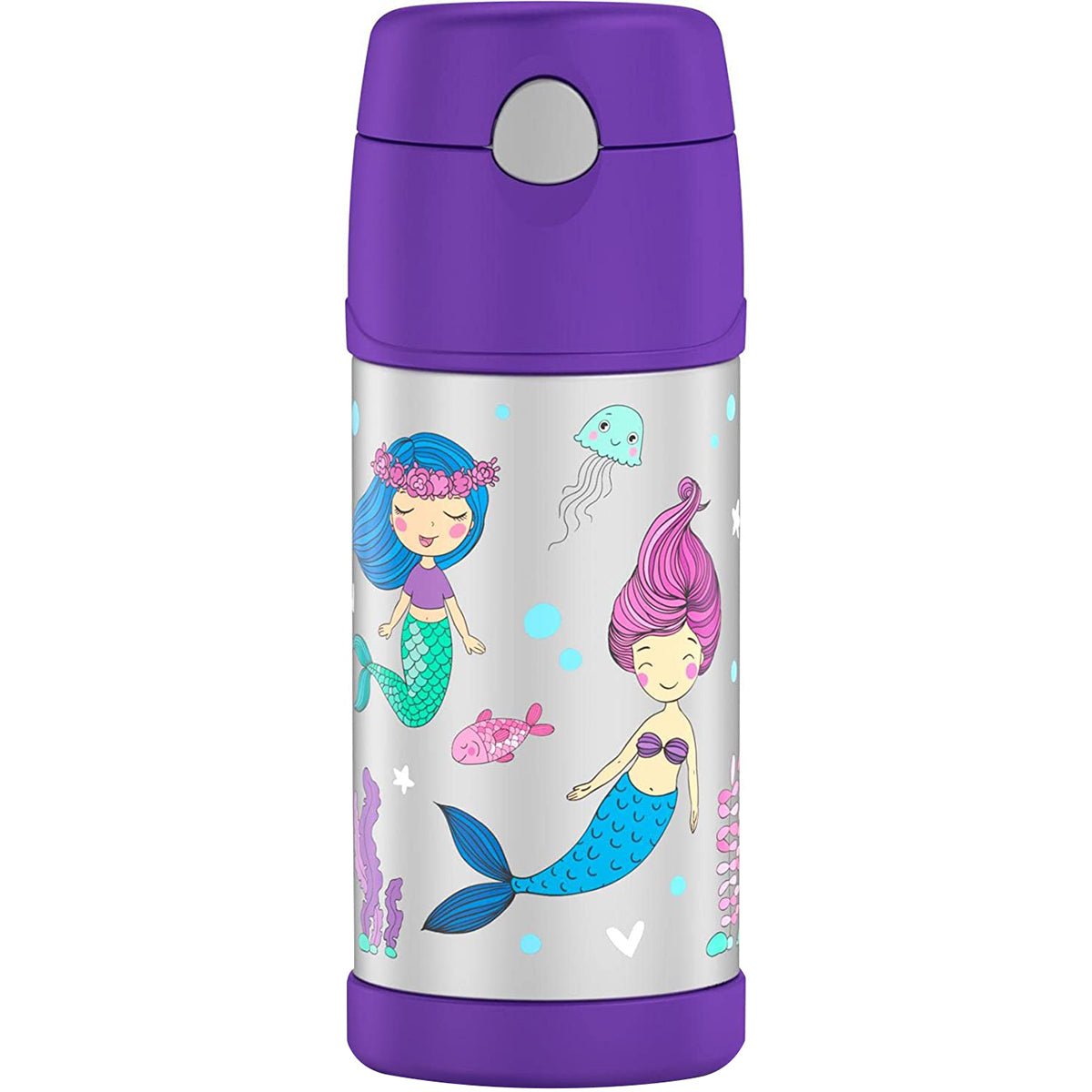 Thermos 12 oz. Kid's Funtainer Vacuum Insulated Stainless Steel Straw Bottle - Forza Sports