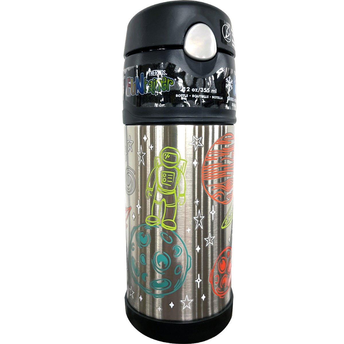 Thermos 12 oz. Kid's Funtainer Vacuum Insulated Stainless Steel Straw Bottle - Forza Sports