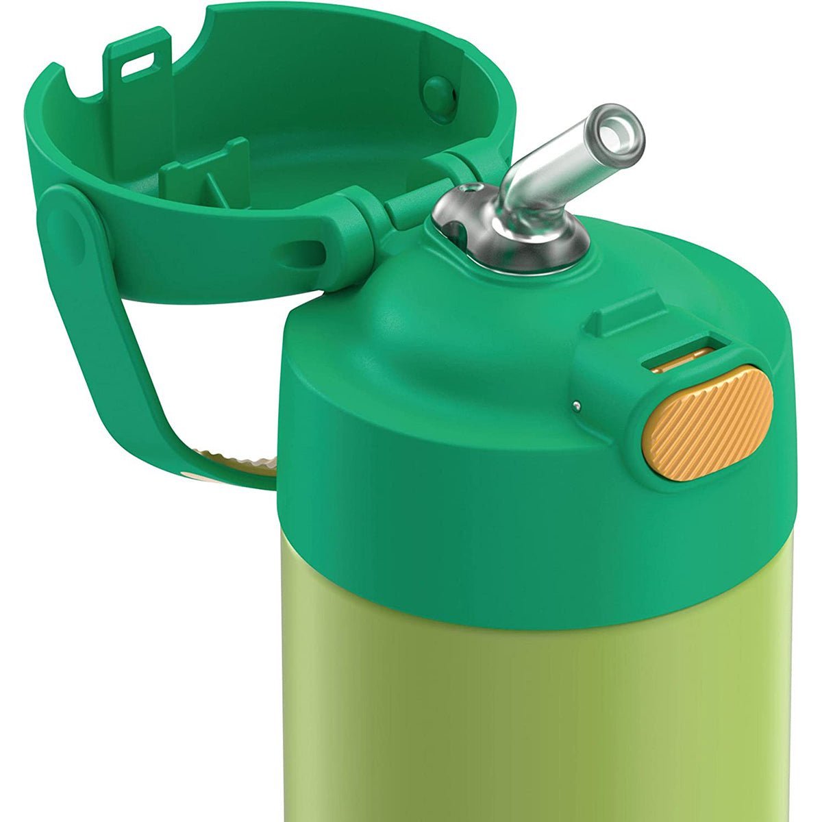 Thermos 12 oz. Kid's Funtainer Insulated Stainless Steel Bottle - Lime/Orange - Forza Sports