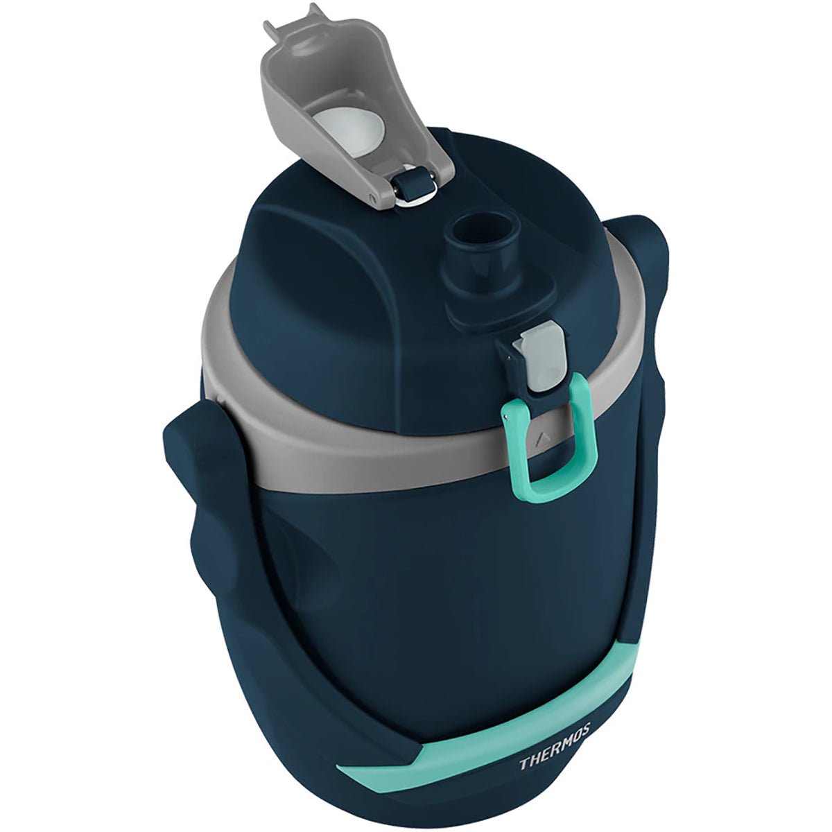 Thermos 64 oz. Foam Insulated Flip - Up Lid Hydration Water Bottle w/ Carry Handle - Forza Sports