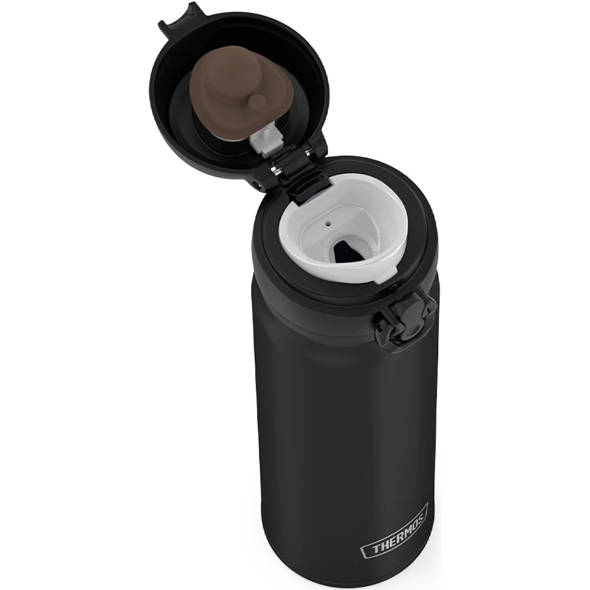 Thermos 16 oz. Vacuum Insulated Stainless Steel Direct Drink Bottle - Black - Forza Sports