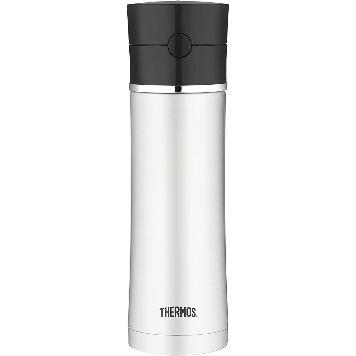 Thermos 18 oz. Sipp Vacuum Insulated Stainless Steel Hydration Bottle - Black - Forza Sports