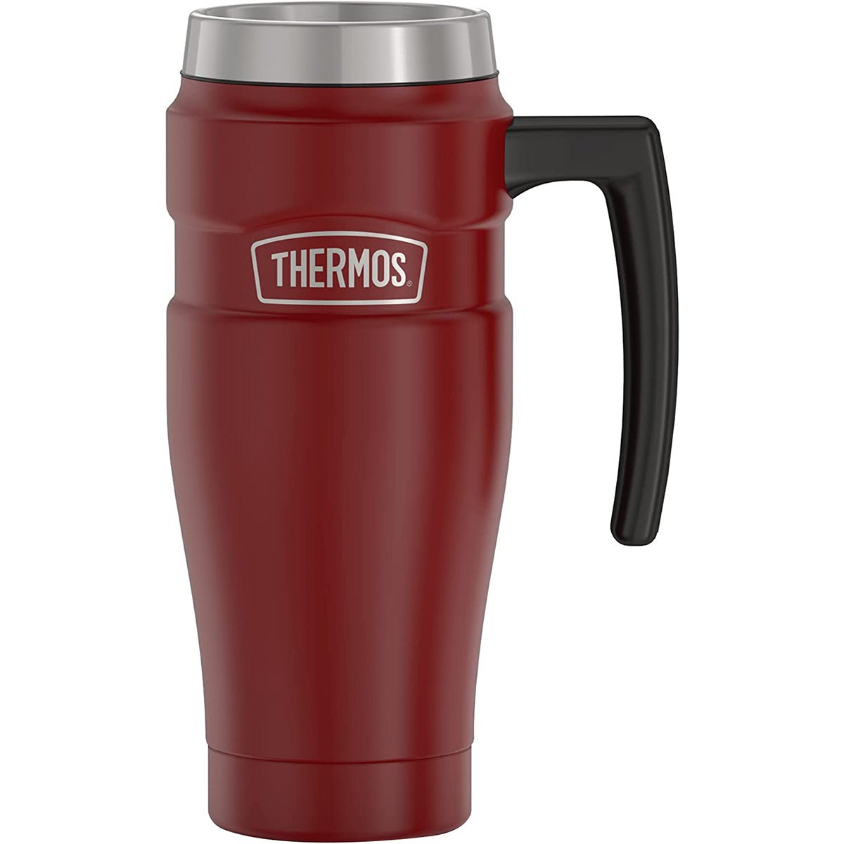 Thermos 16 oz. Stainless King Insulated Stainless Steel Travel Mug with Handle - Forza Sports