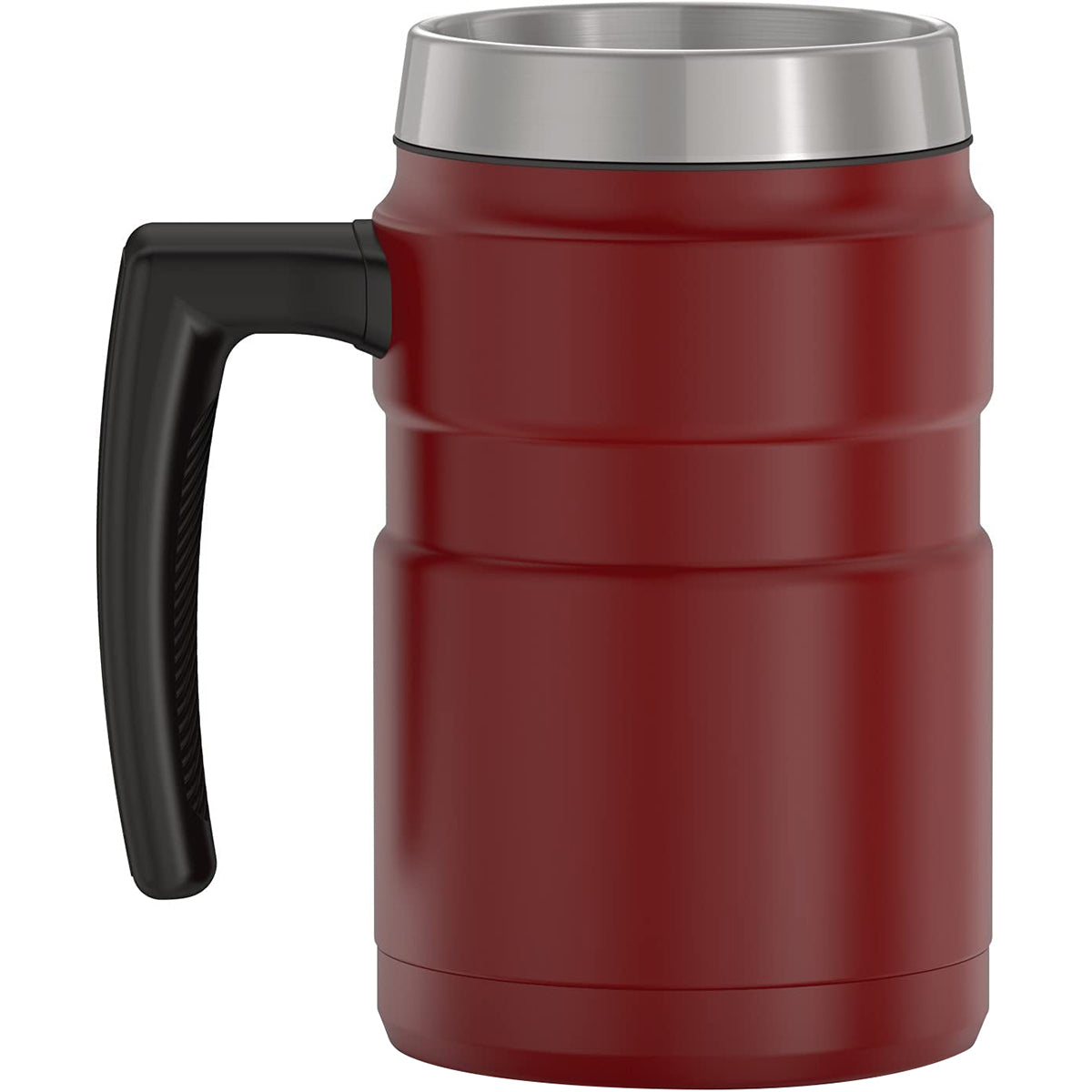 Thermos 16 oz. Stainless King Vacuum Insulated Stainless Steel Coffee Mug - Rustic Red - Forza Sports