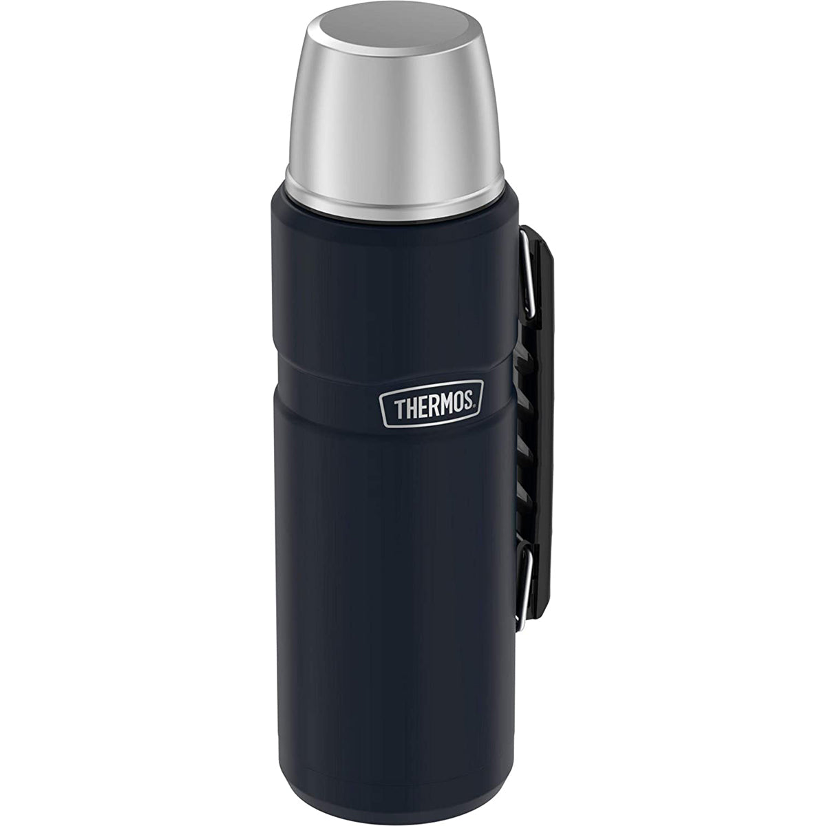 Thermos stainless beverage bottle in black - Forza Sports