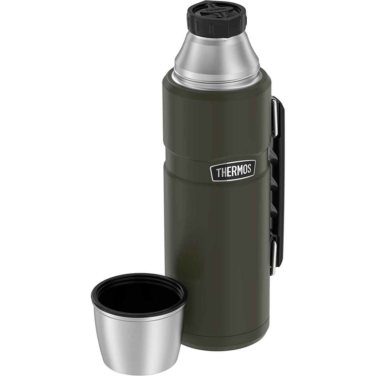Matte Green thermos water bottle