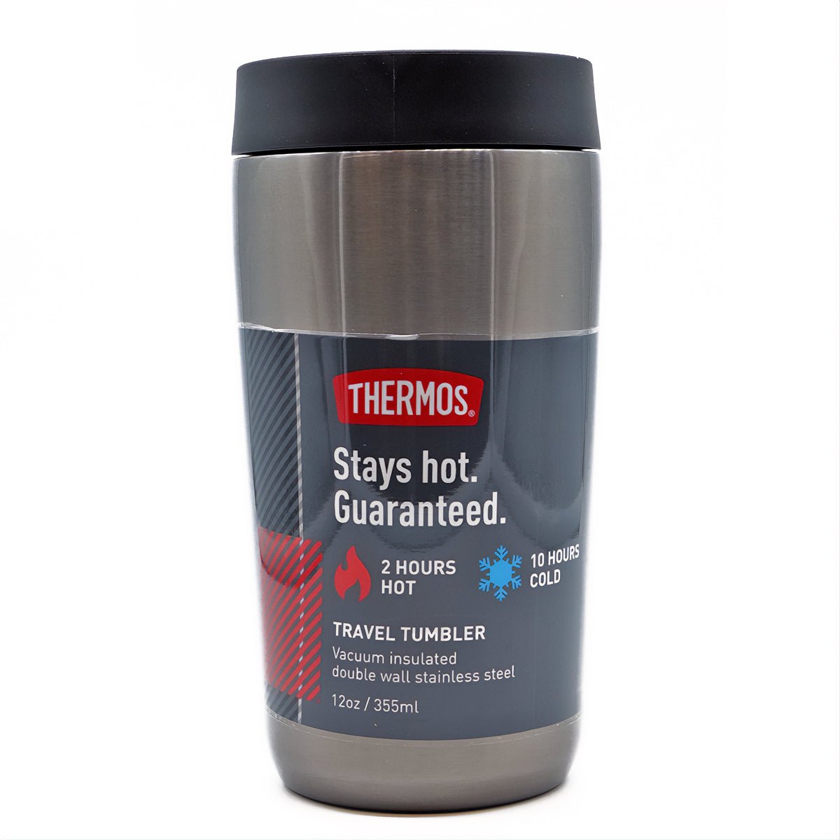 Thermos 12 oz. Vacuum Insulated Stainless Steel Tumbler - Smoke - Forza Sports