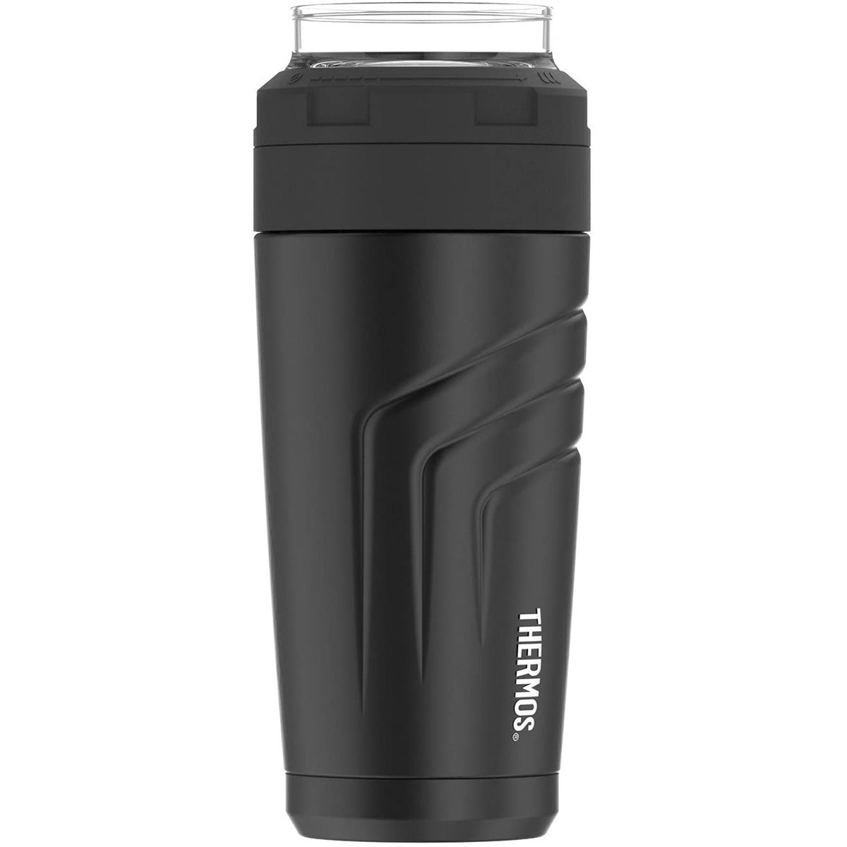 Thermos 24 oz. Stainless Steel Vacuum Insulated Wide Mouth Tumbler - Black - Forza Sports