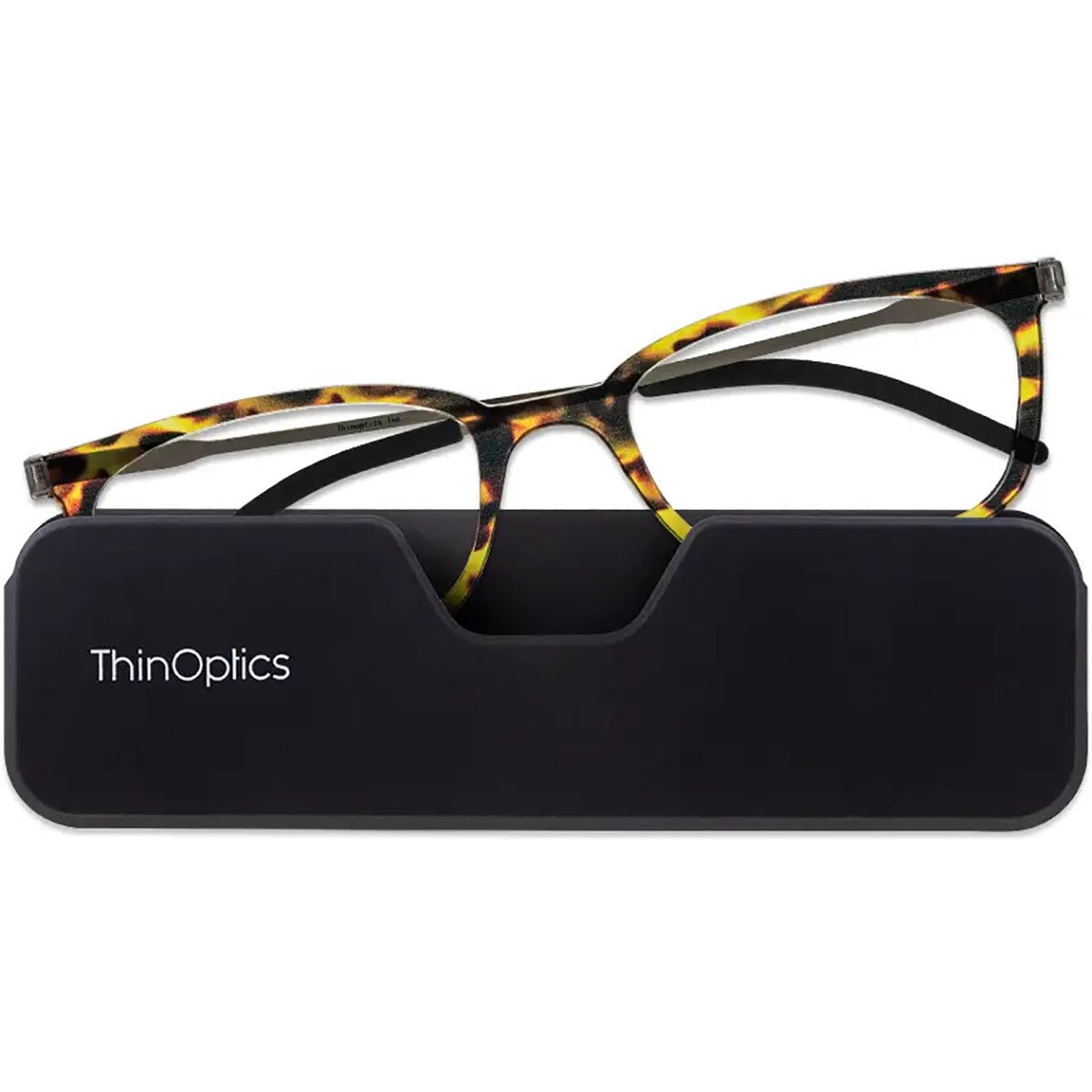 ThinOptics Connect Reading Glasses with Black Full Frame Pod - Forza Sports