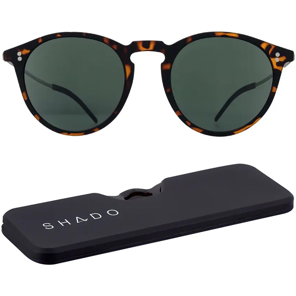 ThinOptics Los Altos Round Polarized Sunglasses with Case - Forza Sports