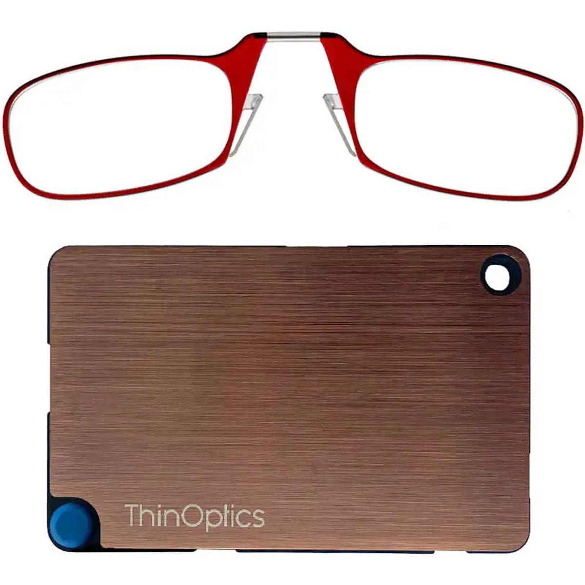 ThinOptics Armless Ultralight Readers with Stainless Steel Wallet - Forza Sports