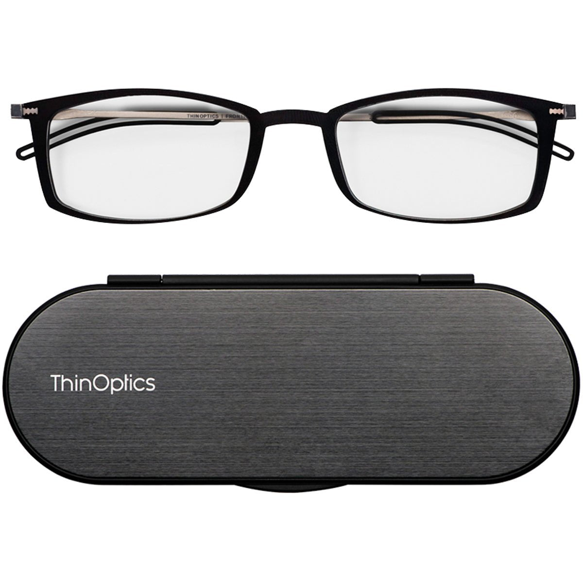 ThinOptics FrontPage Brooklyn Reading Glasses with Milano Case - Forza Sports