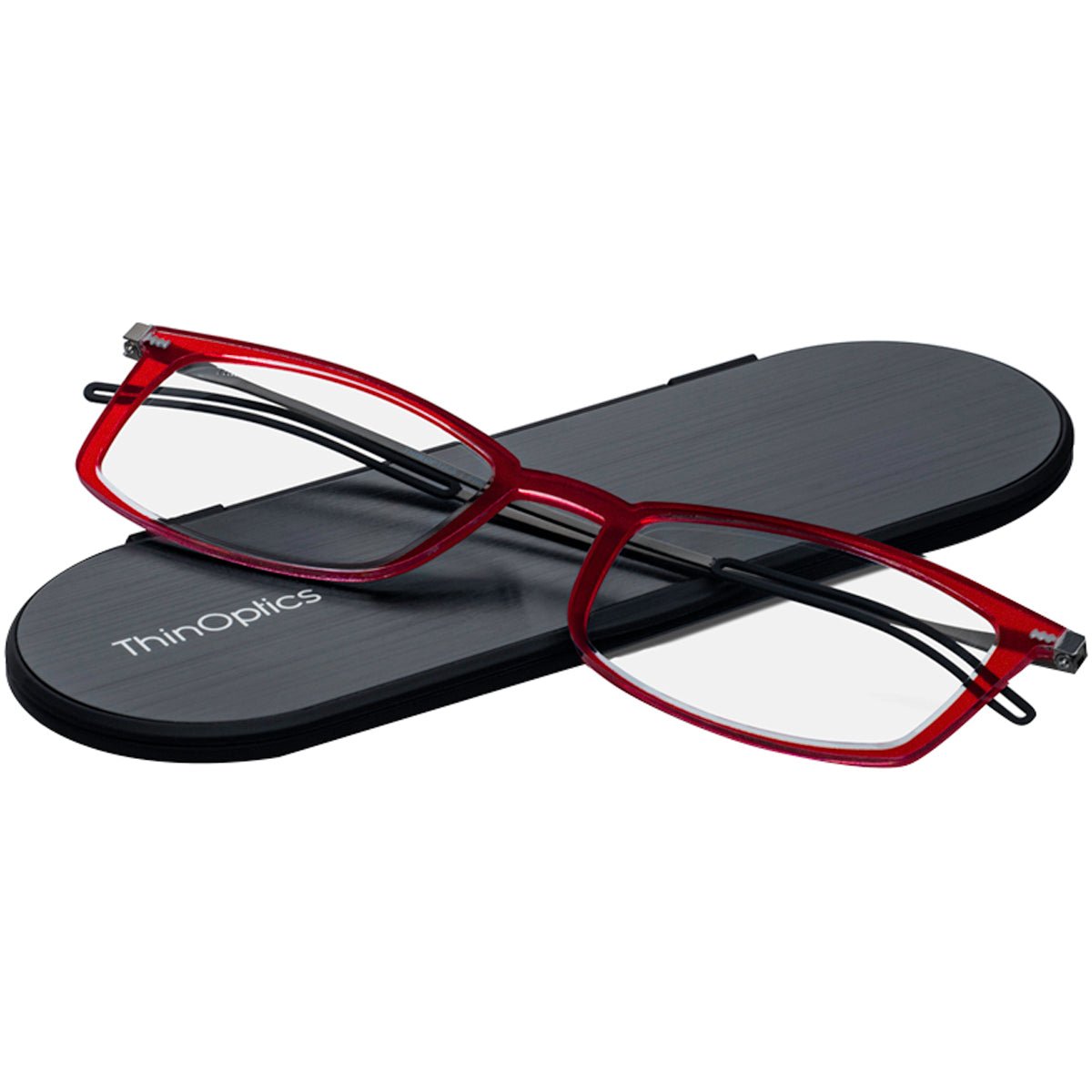 ThinOptics FrontPage Brooklyn Reading Glasses with Milano Case - Forza Sports