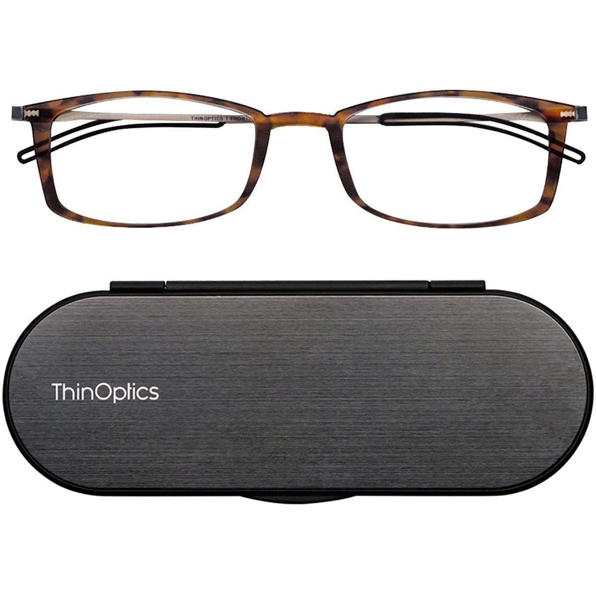 ThinOptics FrontPage Brooklyn Reading Glasses with Milano Case - Forza Sports
